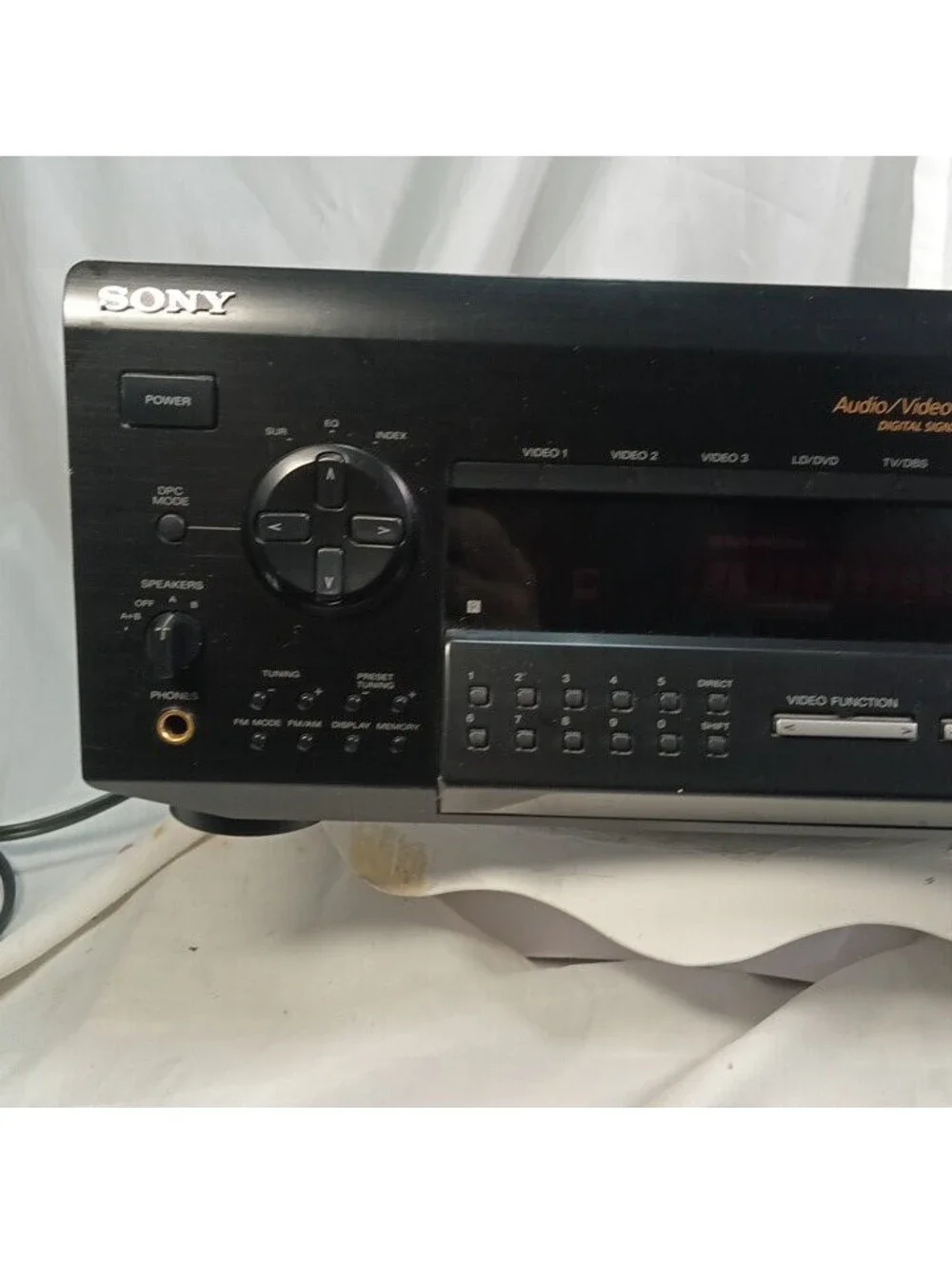 Sony STR-DE915 AM FM Stereo AV Receiver Home Theater Surround Sound Black Tested